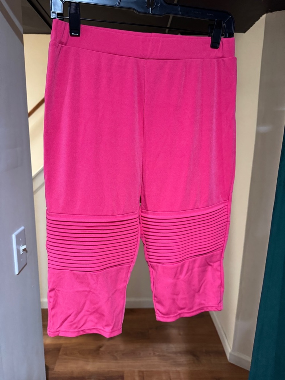 Women's High-Rise Bike Shorts in Hot Pink